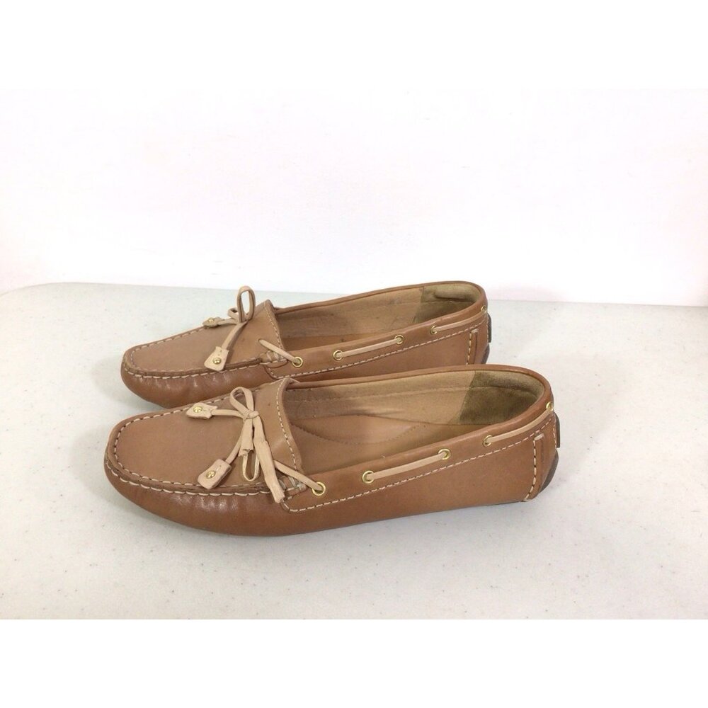 Clarks Dunbar Leather Loafers Driving Shoes Womens 7W